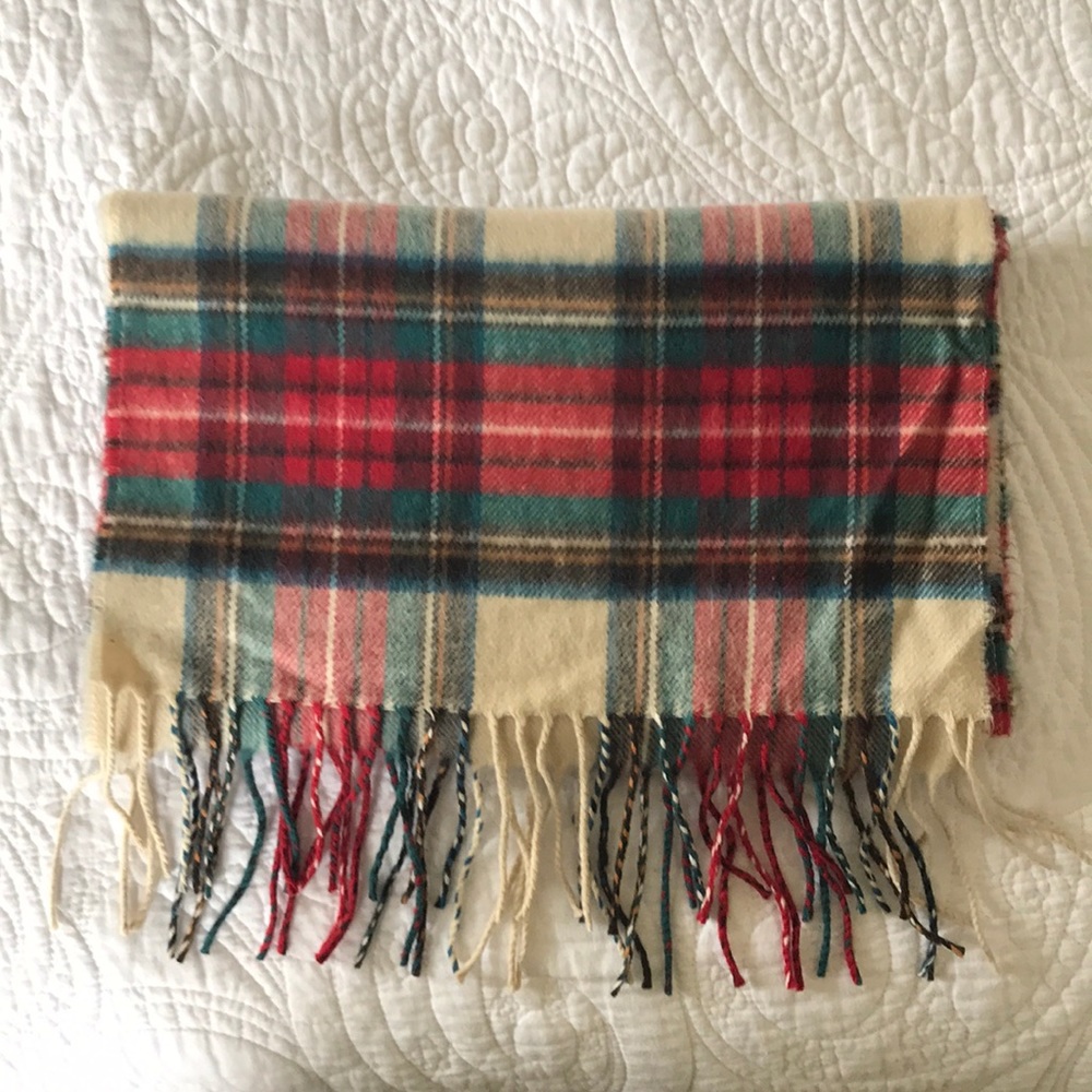 Checked scarf